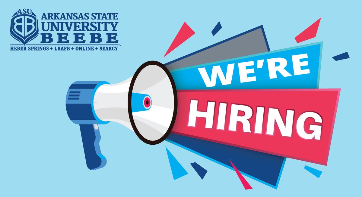 ASUBeebe's tweet image. If you're looking for a rewarding, dynamic work environment with outstanding co-workers, we're the place for you! ASU-Beebe also has several work-study positions available for students. Check out the following link: jobs.asub.edu
#ASUBeConnected