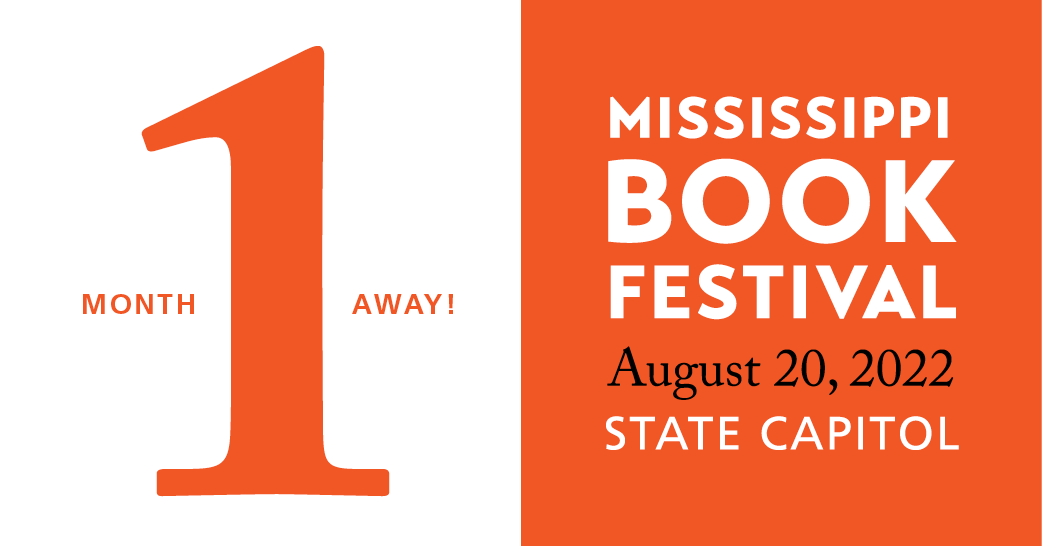 msbookfest's tweet photo. We’re only ONE MONTH AWAY from Jackson’s literary lawn party! Can you believe it? We can’t wait to see y’all. Don‘t forget to mark your calendars for August 20th! https://t.co/5f1vFD6t7o