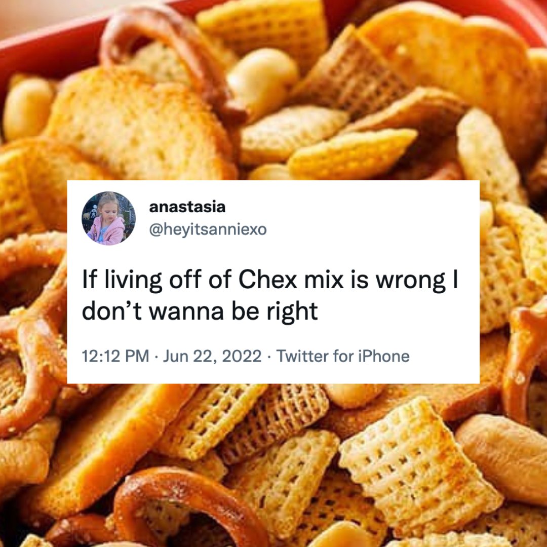 Tag a friend who won’t stop snacking! We’ll go first: @chexmix 👀