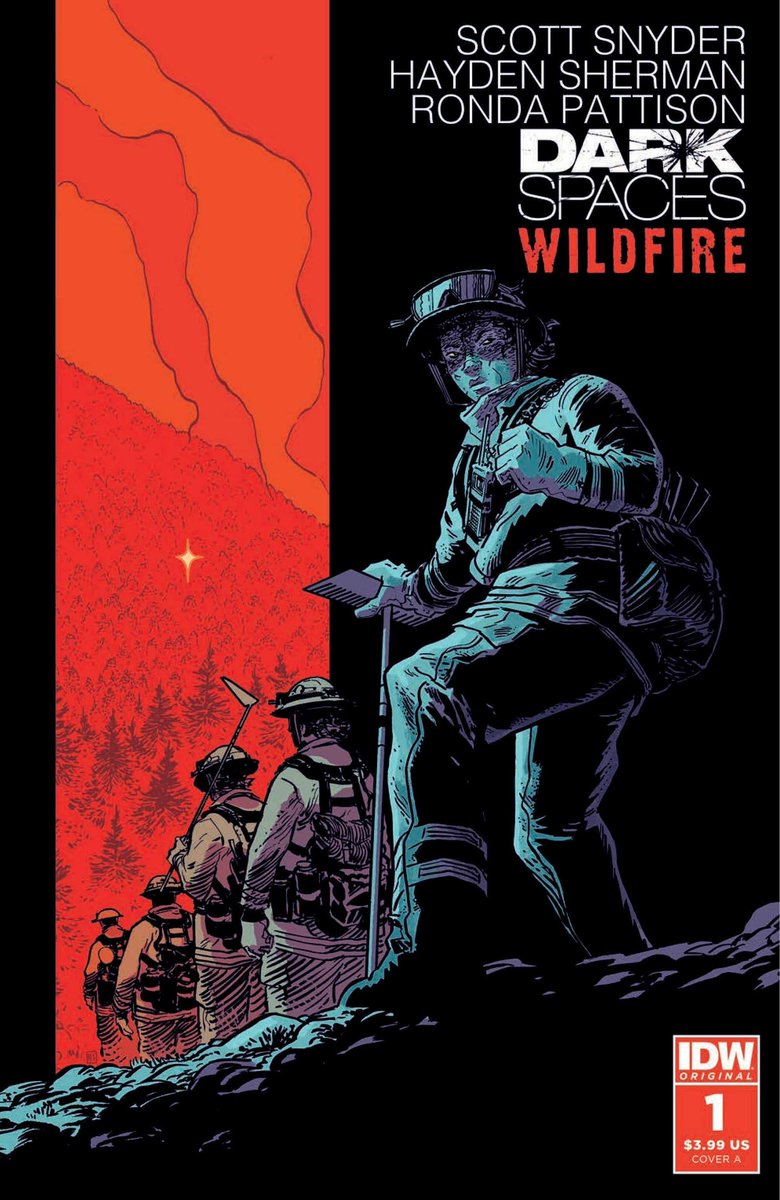 DARK SPACES: WILDFIRE #1 is out today!

The first of 5 issues in a mini-series that I wish would never end. @Ssnyder1835, @rleep, @mehowell and Mark Doyle are all masters, it's a privilege to make a comic in their company.

@IDWPublishing's originals line begins!!! 