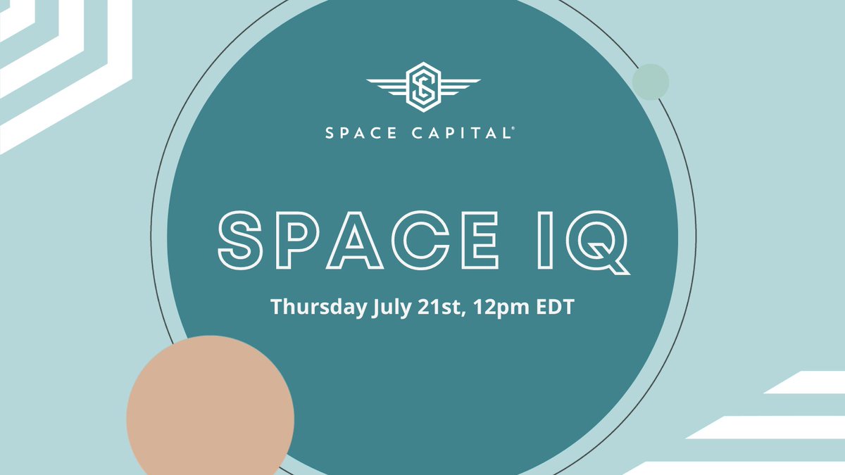 Join Space Capital Managing Partner <a href="/chadsonofchad/">Chad Anderson</a>  for "Space IQ" to learn how space-based technology is becoming an innovation on a global scale.

Watch the <a href="/LinkedIn/">LinkedIn</a> live stream here: bit.ly/3ObIV2m

Or tune in on <a href="/YouTube/">YouTube</a>: bit.ly/3yRRpWO

#spacecapital