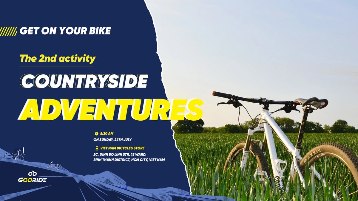 GOORIDE | Get On Your Bike (@gooride_io) on Twitter photo ๐๐๐ง ๐ข๐ก ๐ฌ๐ข๐จ๐ฅ ๐๐๐๐ #02 - ๐๐ผ๐๐ป๐๐ฟ๐๐๐ถ๐ฑ๐ฒ ๐๐ฑ๐๐ฒ๐ป๐๐๐ฟ๐ฒ๐
Welcome to GOYB's most exciting global cycling event!
The second activity will be held in the neighborhood of Ho Chi Minh City, Viet Nam on 24th July 2022
Read more๐bit.ly/3v47FCV
#GOORIDE ๐๐๐ง ๐ข๐ก ๐ฌ๐ข๐จ๐ฅ ๐๐๐๐ #02 - ๐๐ผ๐๐ป๐๐ฟ๐๐๐ถ๐ฑ๐ฒ ๐๐ฑ๐๐ฒ๐ป๐๐๐ฟ๐ฒ๐
Welcome to GOYB's most exciting global cycling event!
The second activity will be held in the neighborhood of Ho Chi Minh City, Viet Nam on 24th July 2022
Read more๐bit.ly/3v47FCV
#GOORIDE
