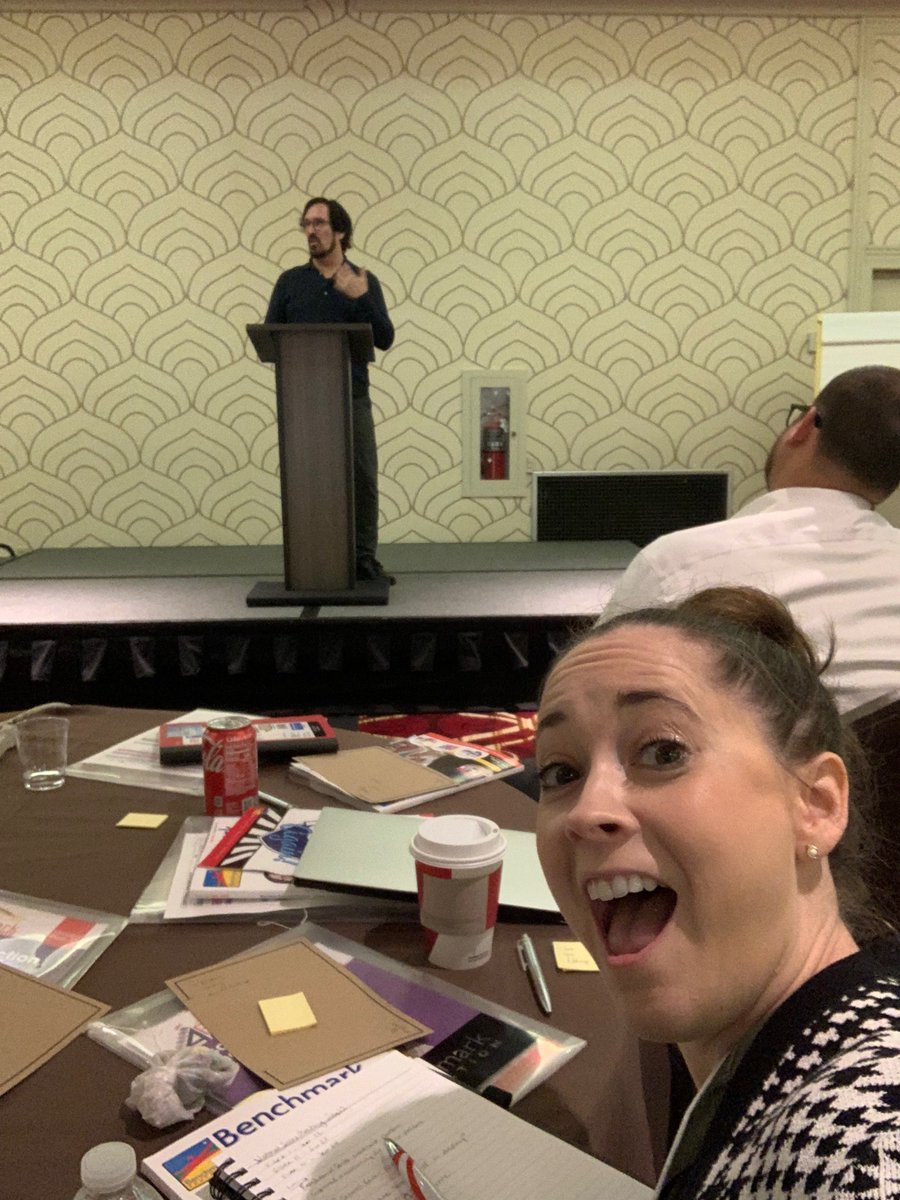 Up front seating for <a href="/wbny/">Wiley Blevins, EdD</a> to answer all of our burning phonics and #scienceofreading questions. Thanks for the opportunity, <a href="/BenchmarkEdu/">Benchmark Education</a>!