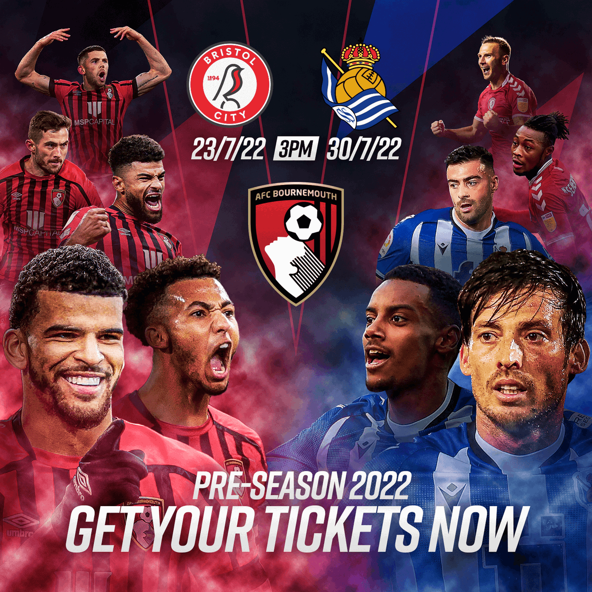 afcb_events's tweet photo. Special competition 😍 

We've got two pairs of tickets to giveaway for this weekend's friendly against Bristol City! 

Just retweet to be in with a chance 🎟 

Winner selected tomorrow 🎁 https://t.co/GsEZ9gUwvw