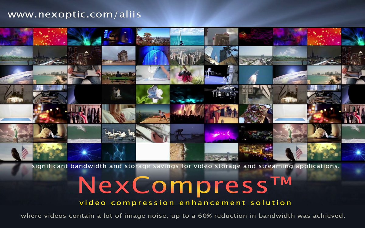 Nexoptic NexCompress is offering significant savings for the struggling streaming video industry #AI #ML #AInews #AItech #AI4all #ML #IoT #5G #ARM $QCOM $NVDA $NXOPF $NXO #ALIIS #Mobile #Imaging #Netfix #Disney #PrimeVideo #Streaming Video