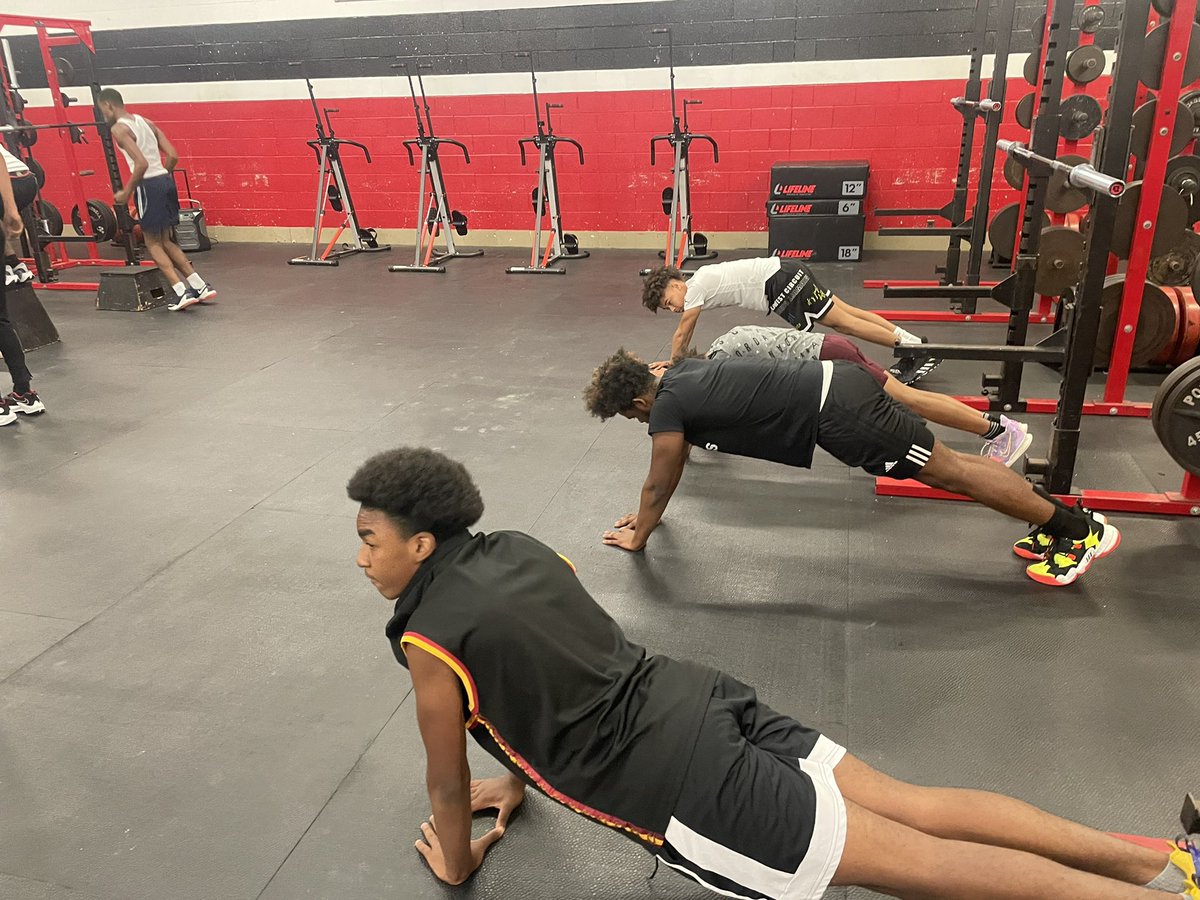 Great lift today for the Pups.  Weightroom commitment has been great all month long