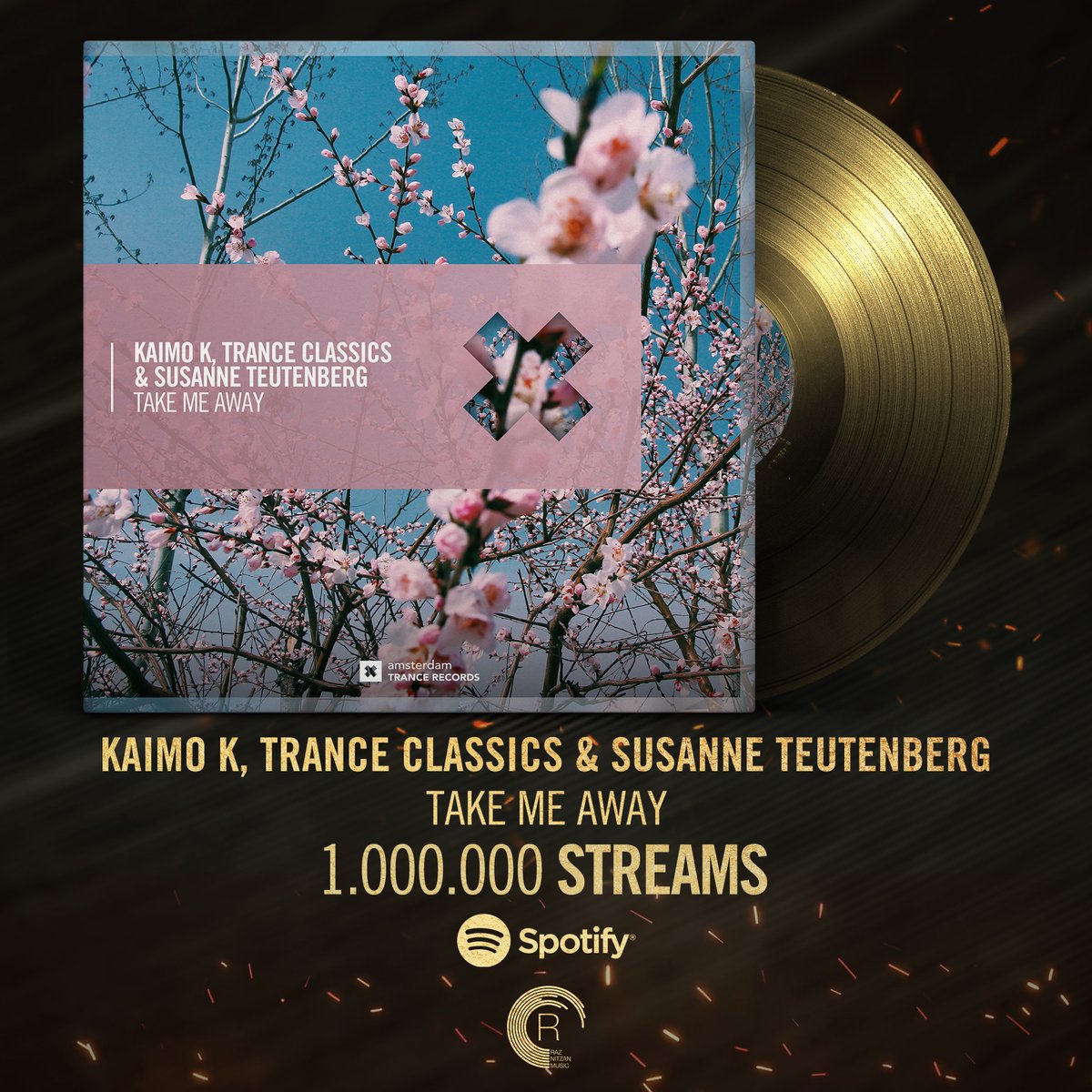 Raz Nitzan (@raznitzan) on Twitter photo 🔥 1 Million Streams! <a href="/KaimoK/">Kaimo K</a> <a href="/_TranceClassics/">TranceClassicsMusic</a> <a href="/STeutenberg/">SusanneTeutenberg</a> 💥 "Take Me Away" <a href="/AmsterdamTrance/">Amsterdam Trance Records</a> <a href="/Spotify/">Spotify</a> <a href="/spotifyartists/">Spotify for Artists</a> 🔥 1 Million Streams! <a href="/KaimoK/">Kaimo K</a> <a href="/_TranceClassics/">TranceClassicsMusic</a> <a href="/STeutenberg/">SusanneTeutenberg</a> 💥 "Take Me Away" <a href="/AmsterdamTrance/">Amsterdam Trance Records</a> <a href="/Spotify/">Spotify</a> <a href="/spotifyartists/">Spotify for Artists</a>