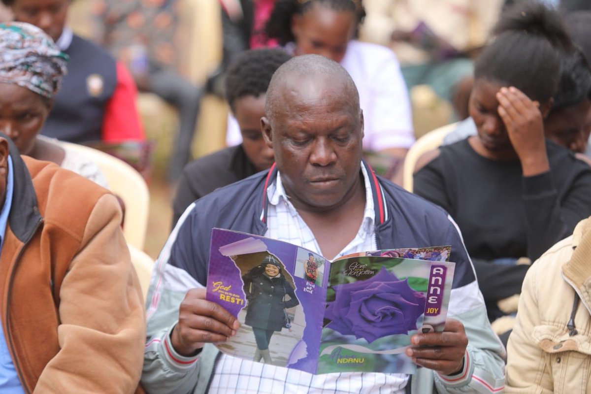 HonKathinzi's tweet photo. Spent the day in Mananja, Ndithini to support family &amp; friends during the burial of the late Anne Ndanu Wambua. She was a key member of our campaign team who passed away in a tragic road accident earlier this month. May the Lord rest her soul in eternal peace. 
#WaitaNaSuluhu https://t.co/vQ9XSZHN7d