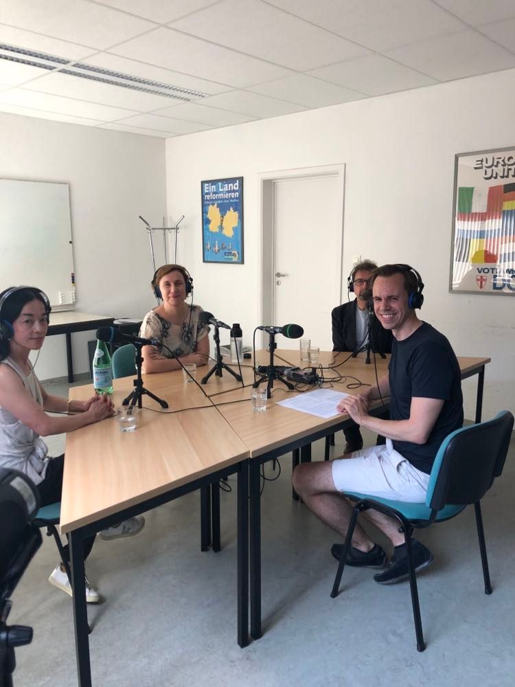 Even in 38°C we are busy at LINES!
 
Yesterday we recorded a podcast on EU's relations with the US, China and Russia, together with <a href="/BartKerremans/">Bart Kerremans</a> <a href="/rialana/">Ria Laenen</a>, Lin Pang and @RagnarWeilandt.