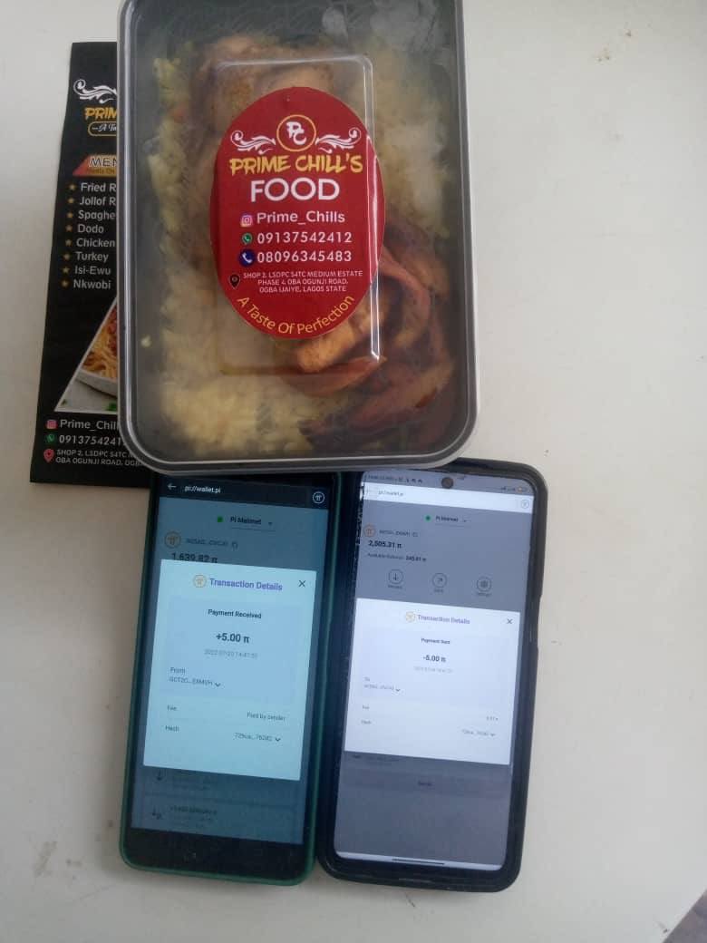 pen_griffeyy's tweet photo. Some1 just bought a plate of food 🥘 with 5 pi coin 🪙 in Nigeria 🇳🇬 & everything was successful with #Pitransactions #PiPayments #bmaster #PiNetworkUpdates #pinetwork https://t.co/fkXMa14tcY