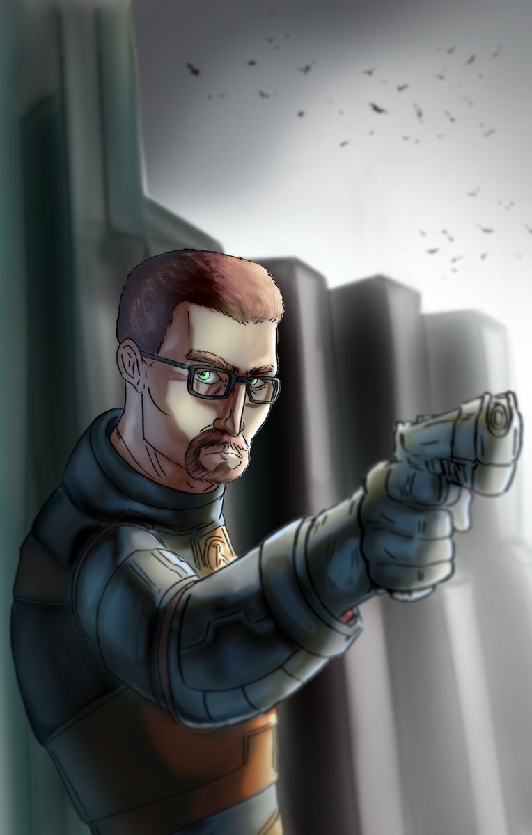 stateofmalice's tweet photo. Gordon Freeman #halflife #gordonfreeman #hl2 https://t.co/XpYIFzQgDU