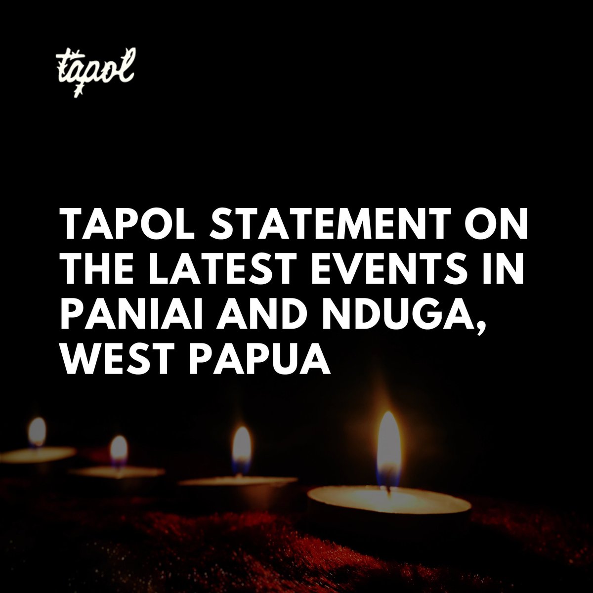 Tapol_UK's tweet photo. TAPOL statement on the two tragic events in Paniai and Nduga, #WestPapua, in recent weeks. https://t.co/0LWtD8WoSt