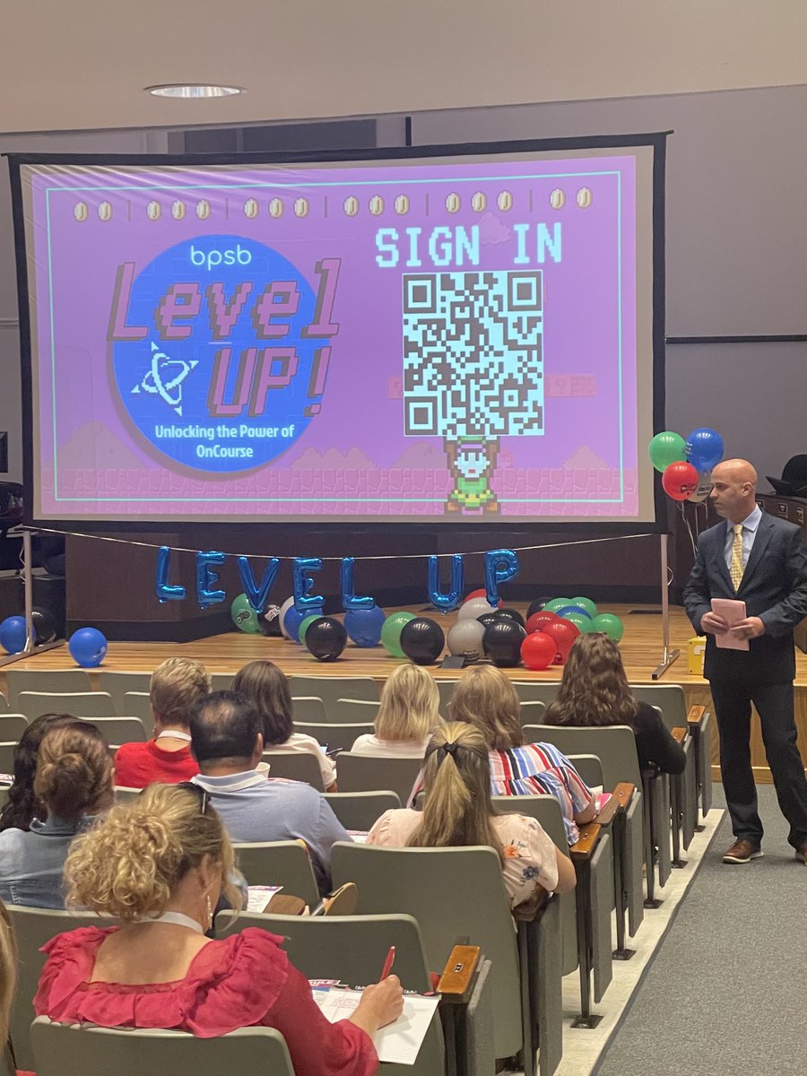 BPSBTech's tweet photo. We have kicked off our Level Up! With @OnCourseK12 #BPSBChat @Bossier_Schools https://t.co/AghHMzr4lt
