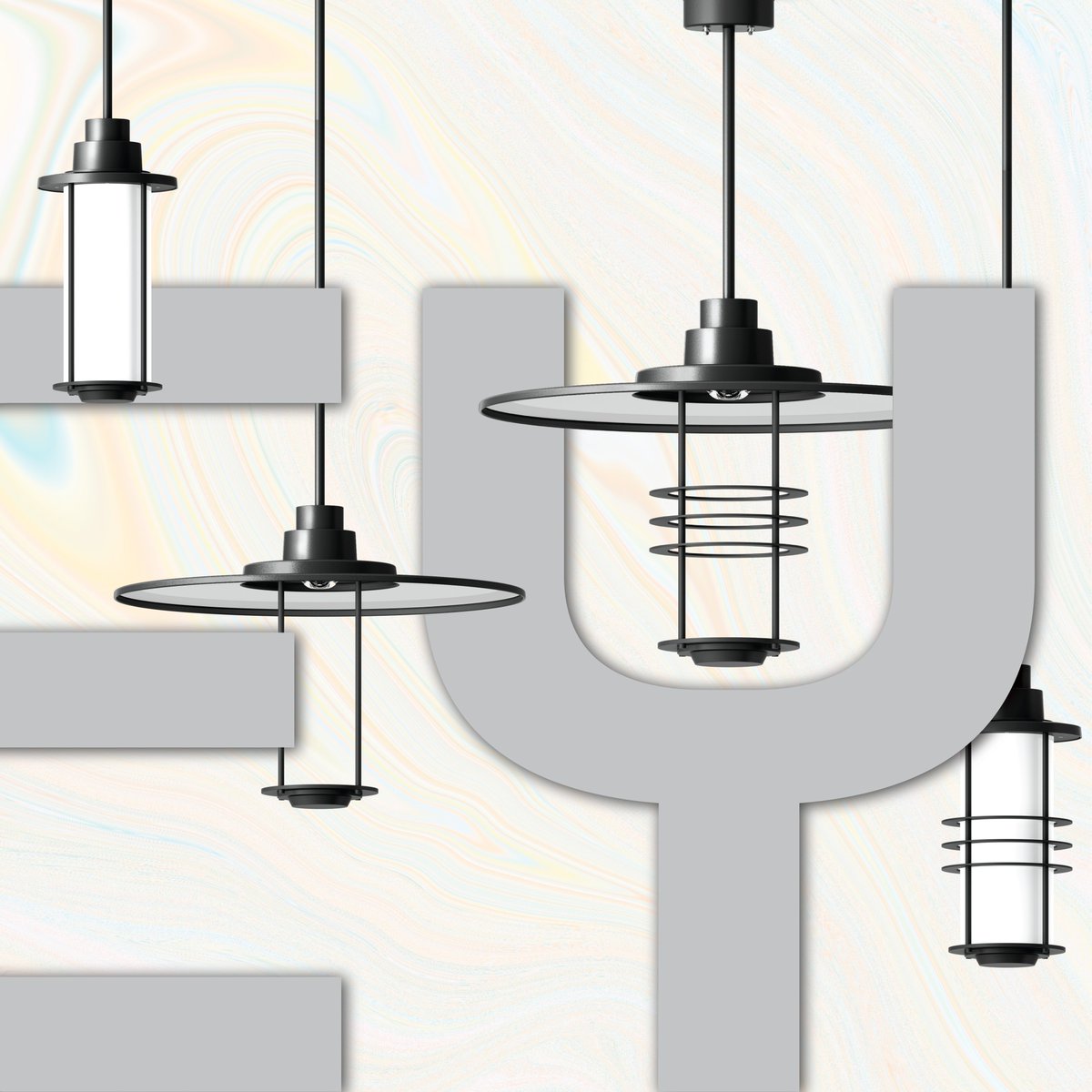 The Forrey family features an impressive array of lighting options and aesthetics. Offering bollards, post tops, wall mounts and pendant lighting, it is the largest family in the Ligman line. #Forrey #Ligman #Lighting