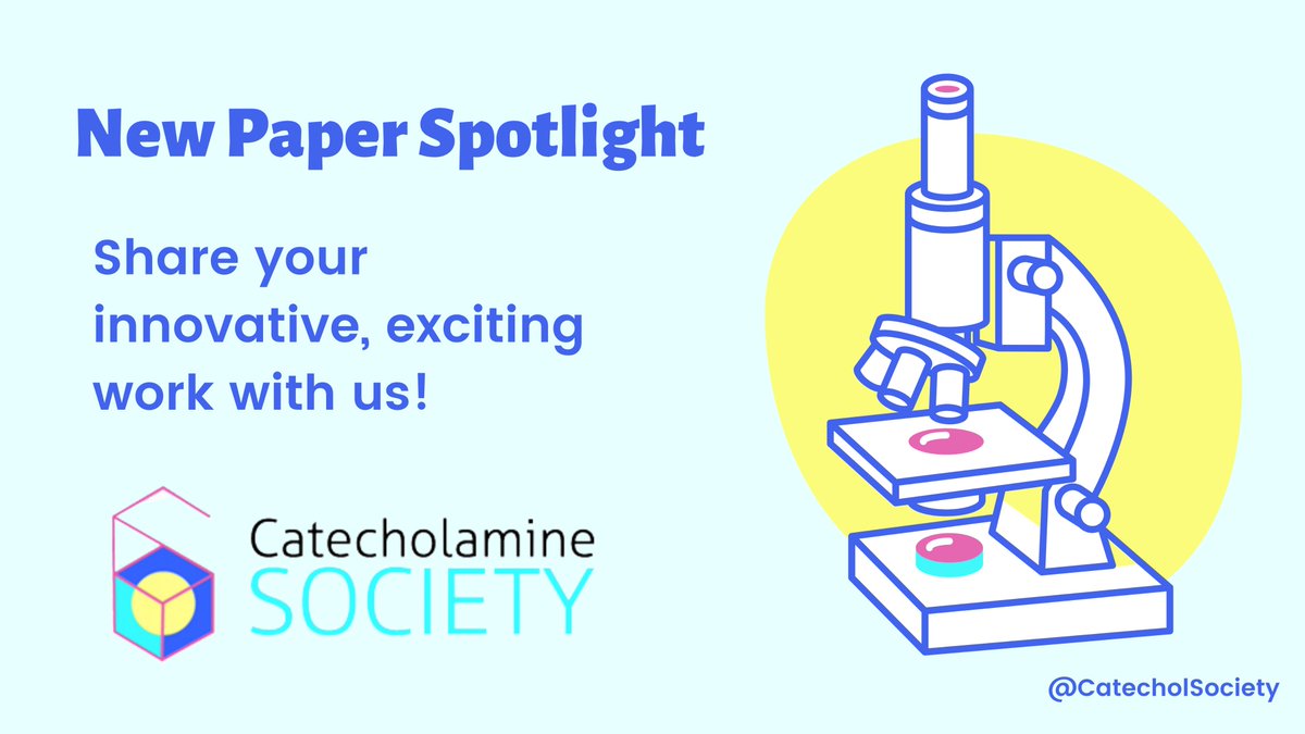 CatecholSociety's tweet photo. Have a paper that’s been recently accepted or want to share your lab’s work on our page? Please fill out this survey to help us highlight the amazing work of our members! https://t.co/PHhZCotw1g https://t.co/OVpBsI87Pc