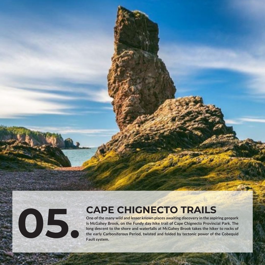 The Canadian Geoparks Network (@canadageoparks) on Twitter photo ๐ Look at these images for more information about four of our favorite geosites of the
<a href="/fundygeopark/">Cliffs of Fundy Geopark</a>: Cape d'Or, Three Sisters, Clarke Head and thee Cape Chignecto Trails! #unearthwonder ๐ Look at these images for more information about four of our favorite geosites of the
<a href="/fundygeopark/">Cliffs of Fundy Geopark</a>: Cape d'Or, Three Sisters, Clarke Head and thee Cape Chignecto Trails! #unearthwonder