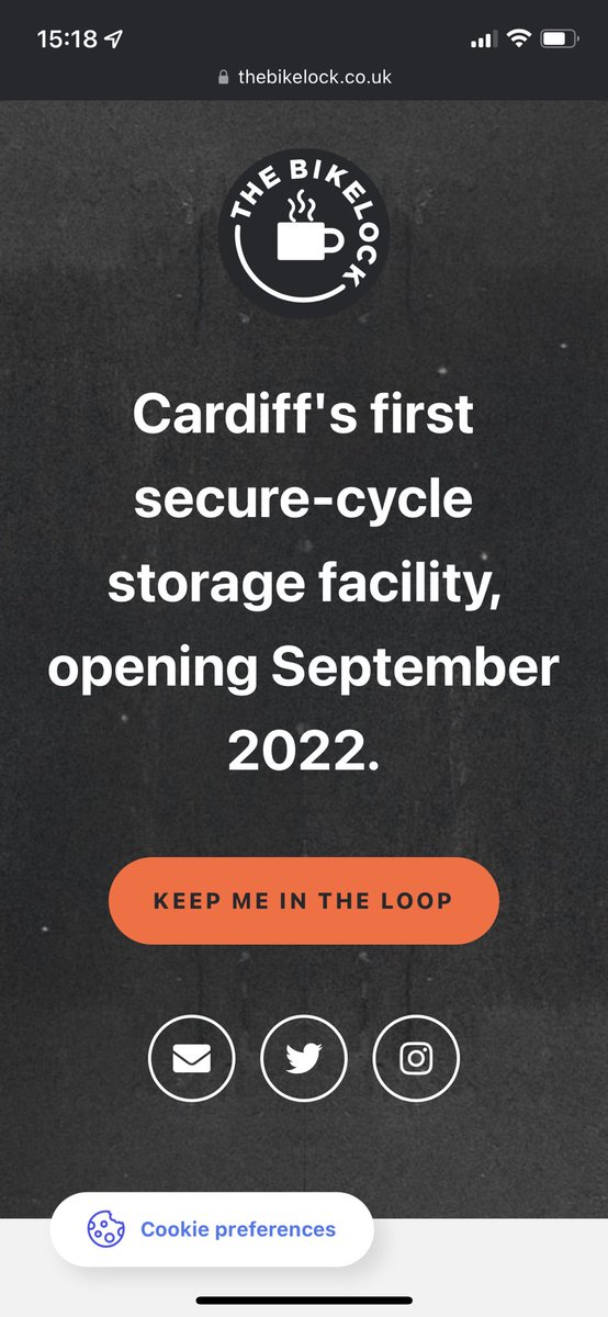 the bike lock Cardiff tweet media