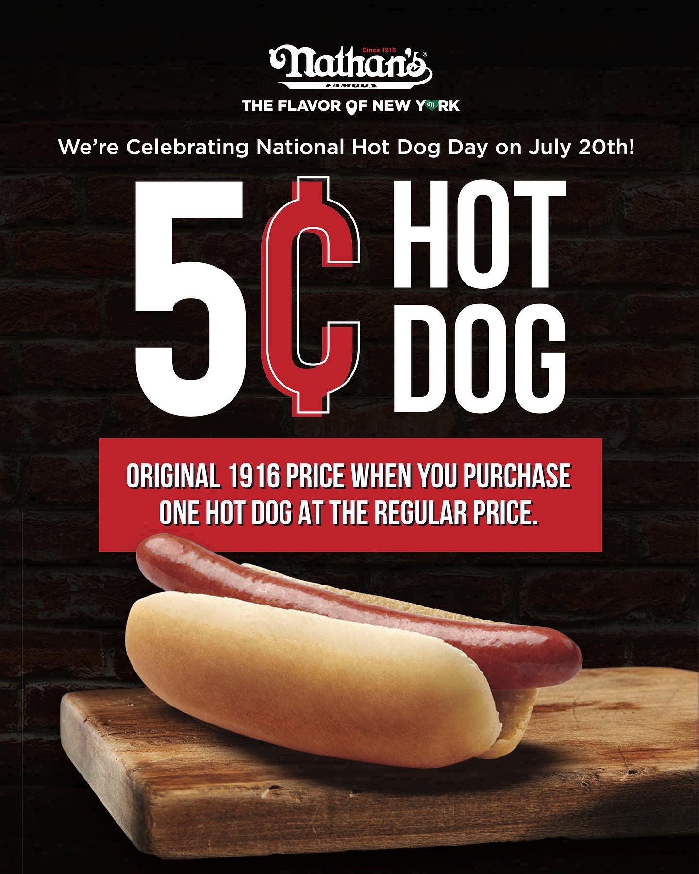 Nathan's hot dog coupons hotsell
