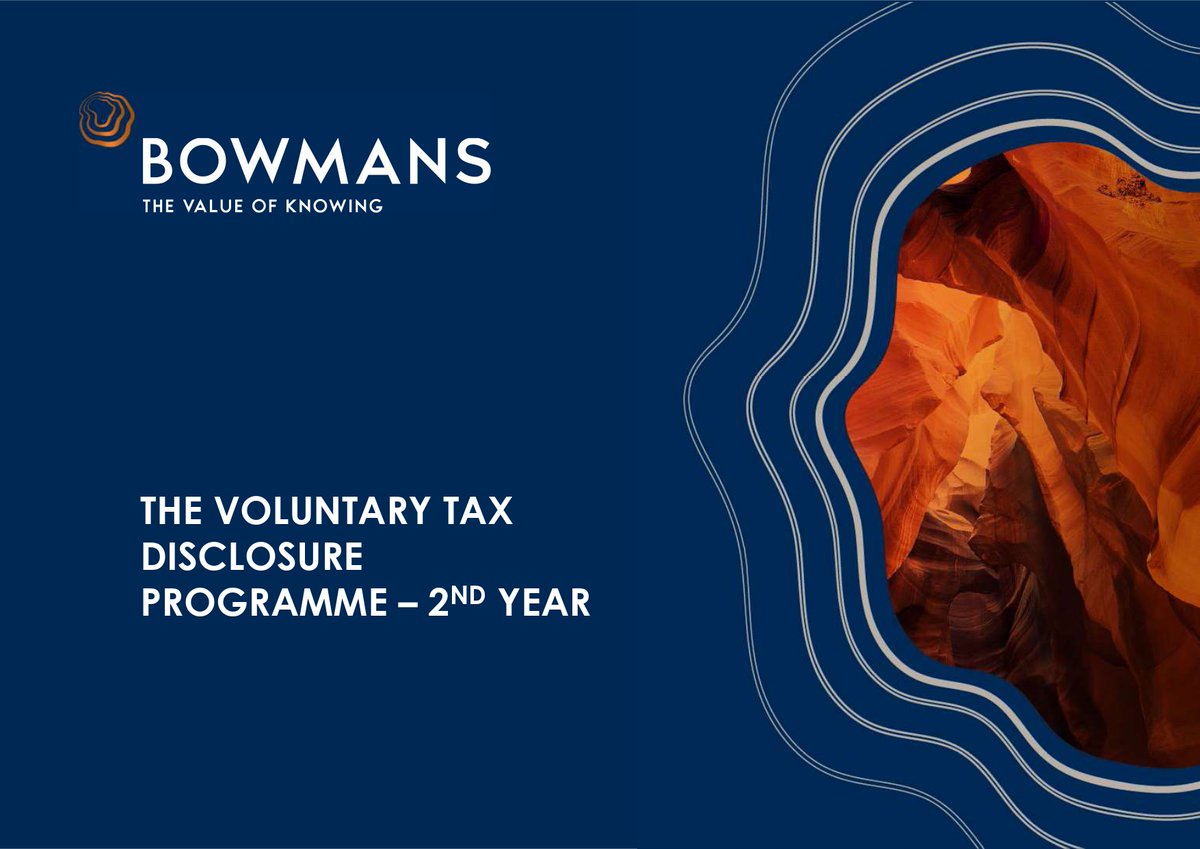 Bowmans_Law's tweet image. INSIGHTS 🇰🇪| The VTDP, currently in its 2nd year, will run up to 31/12/2022. As such, taxpayers who disclose and pay their principal taxes by this date will be eligible for a waiver of 50% of penalties and interest subject to certain conditions. More here: bit.ly/3OlRKql