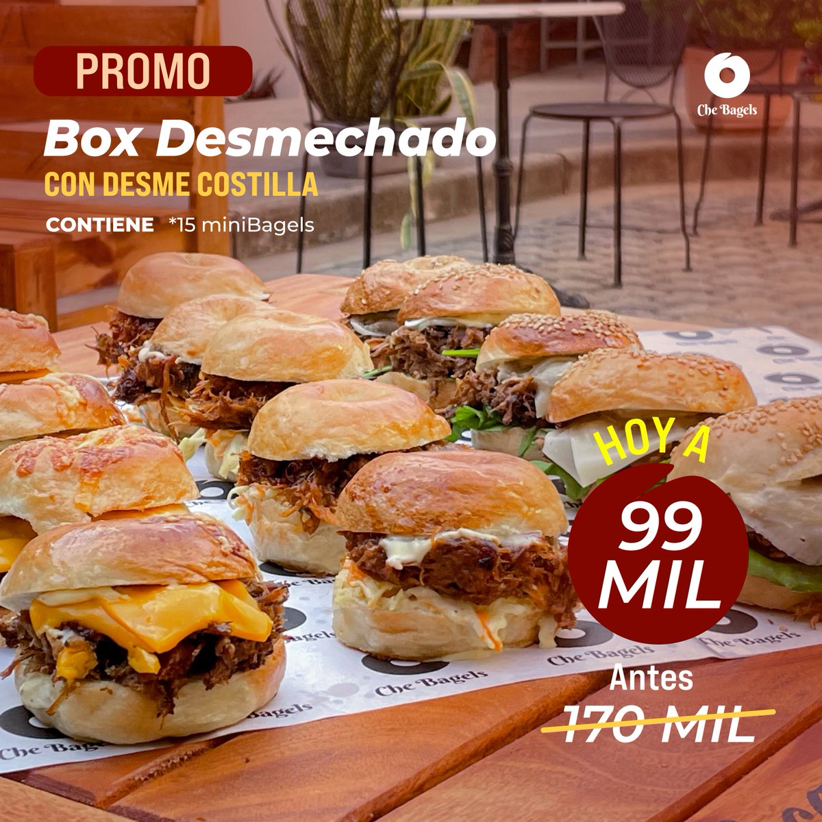 BagelsChe's tweet photo. Miércoles de BOX DESMECHADO 😍‼️ Vuelve el Box más pedido de todos a tan solo 99 Mil 🍻 ¡¡Una locura!!

⚠️ Sabores: Desme Clásico , BBQ, COSTILLA

📍 Charles de Gaulle 474 esquina Campos Cervera
📲 Pedidos al 0981134017 - 0981541012
💳 Efectivo o Transferencia https://t.co/uIUPBDxCVO