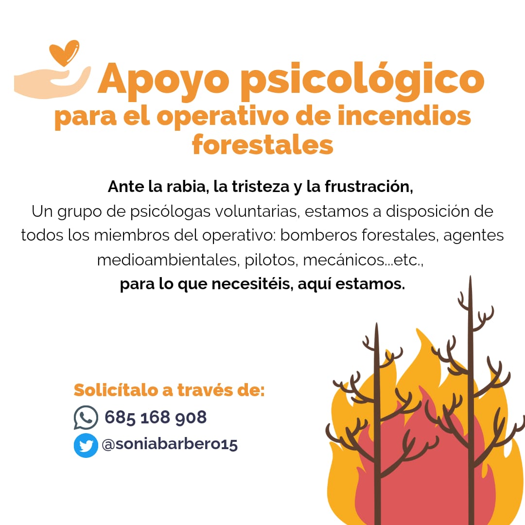 Iniciativa increíble de mi amiga Sonia. Se agradece difusión. Los bomberos forestales también necesitamos ayuda psicológica. #IFCebreros #IFLosacio #IFAteca <a href="/IncendiosES/">Incendios España</a> <a href="/AT_Brif/">ATBRIF</a>