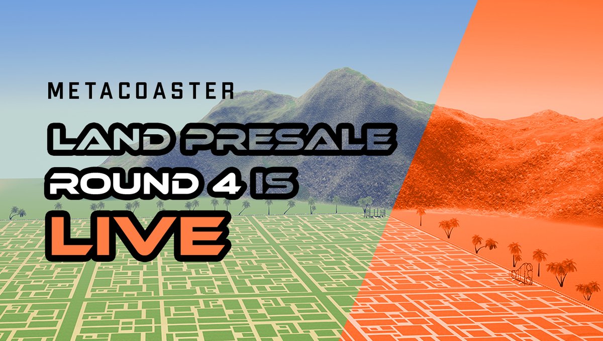AlphaVerseGame's tweet photo. 💥 10 #MetaCoaster Land #NFTs from the New-York district are NOW available on Venly!

✨ The sale will last 7 days

🎯 Get the best lands for your theme park!

👉 https://t.co/uV5whxRJJ5 https://t.co/UQ6WOvCUm3