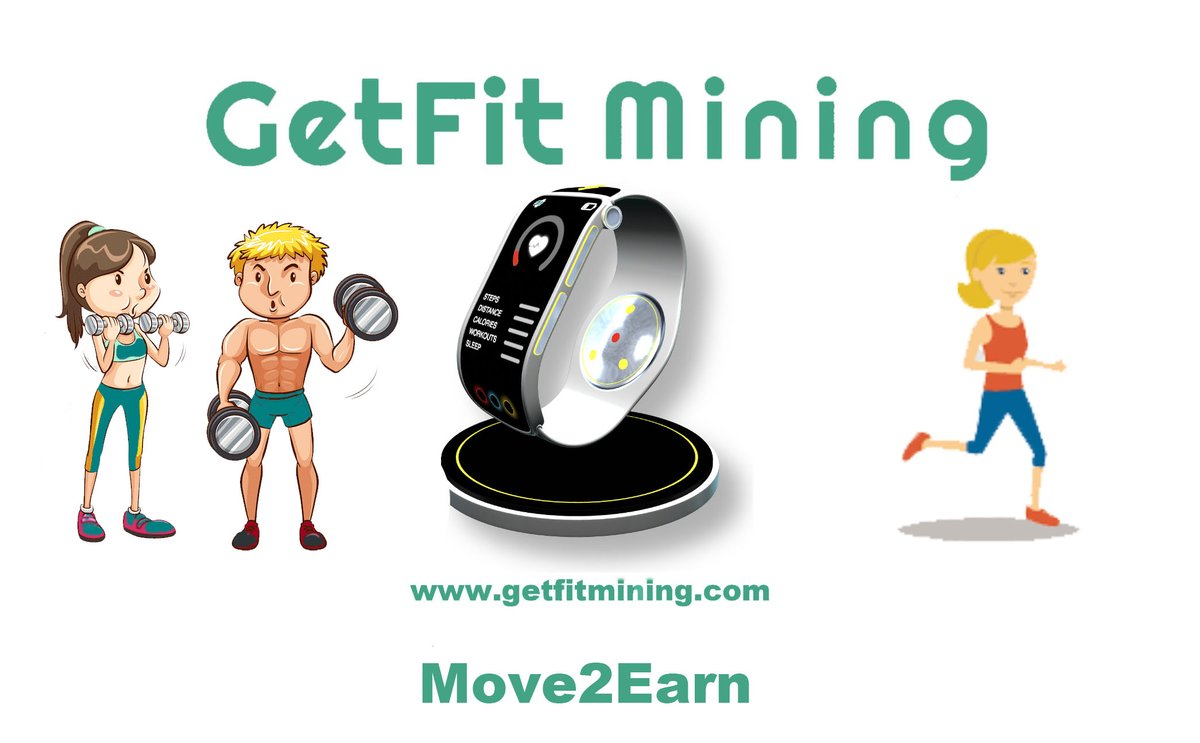 ➡️ Like &amp; Follow!
✔️ out our website! getfitmining.com
➡️ Tweet &amp; Re-tweet! 
getfitmining.com 
#exercise or just #walking, #GetFitMining #rewards all of your #MOVEMENT  24/7 with #Crypto Mining Rewards! #GetFit #workout #cryptocurrecy #Move2Earn #Move2Earn #Bitcoin