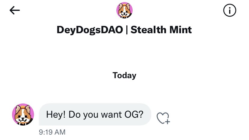 DeyDogsDAO | Stealth Mint tweet media