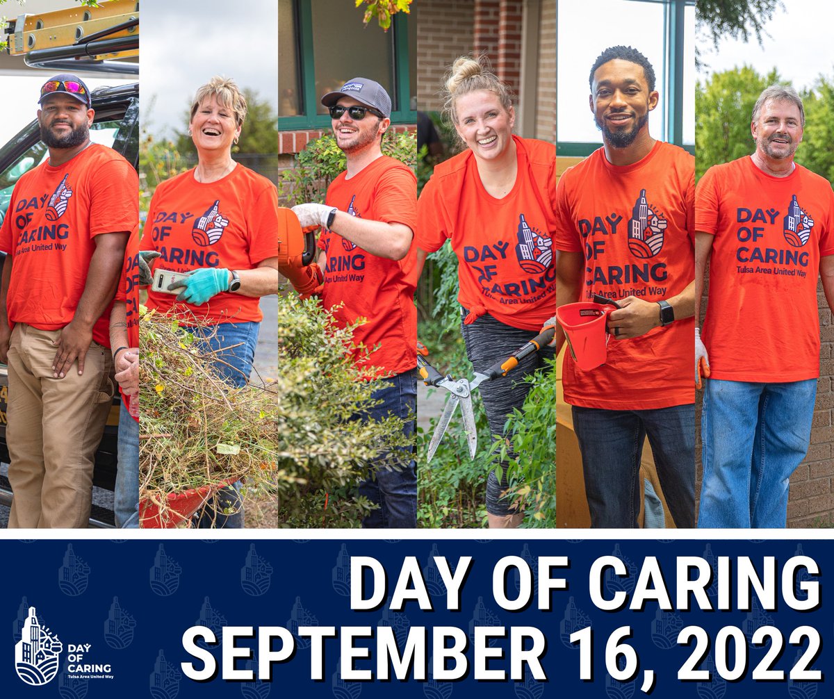 Did you know Tulsa Area United Way hosts one of the largest Days of Caring in the nation!? Fall #DayOfCaring is right around the corner, and volunteer sign-ups are now OPEN! Visit volunteer.tauw.org to view projects with our nonprofit and educational partners. #LiveUnited