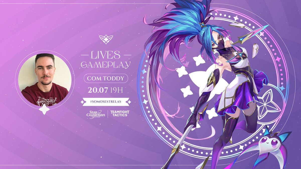 TFTBrasil's tweet image. Hoje os céus contam com a Live do Guardião @TFToddy_  que estará jogando TFT. ✨

Bora acompanhar? #SomosEstrelas

📺 Assista em: twitch.tv/TFToddy