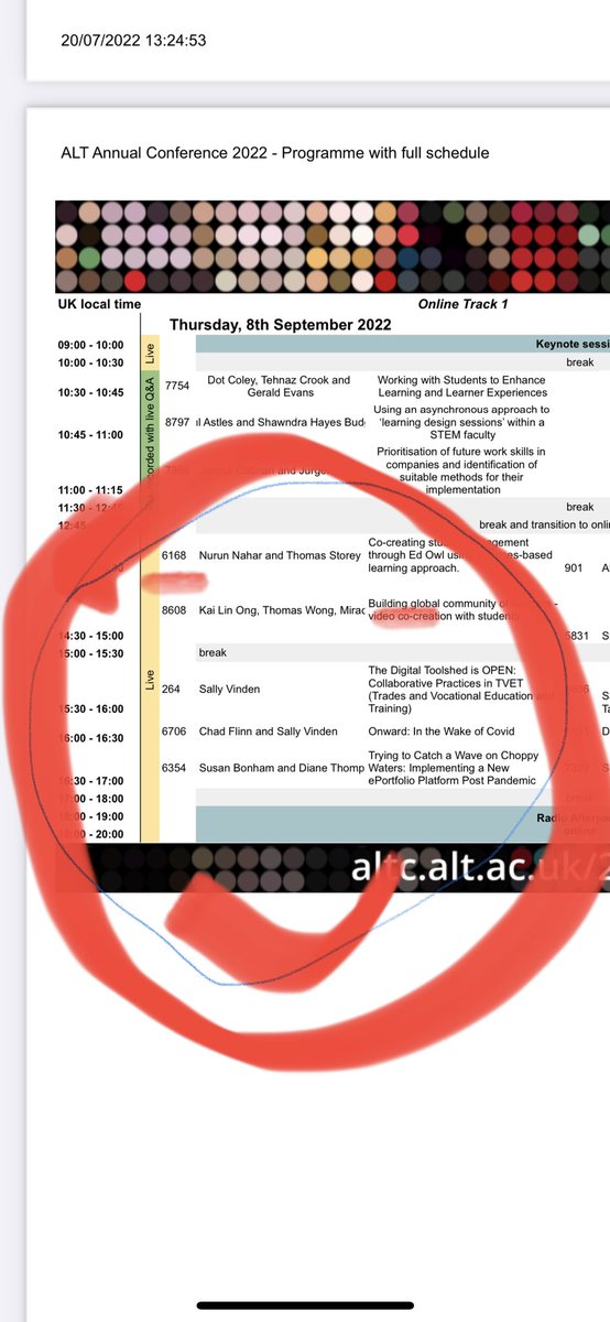 #alct Excited to present alongside the Flinn <a href="/chadhflinn/">Chad Flinn</a> at ALT22! Thanks #altc for the Hybrid option 👏👏👏