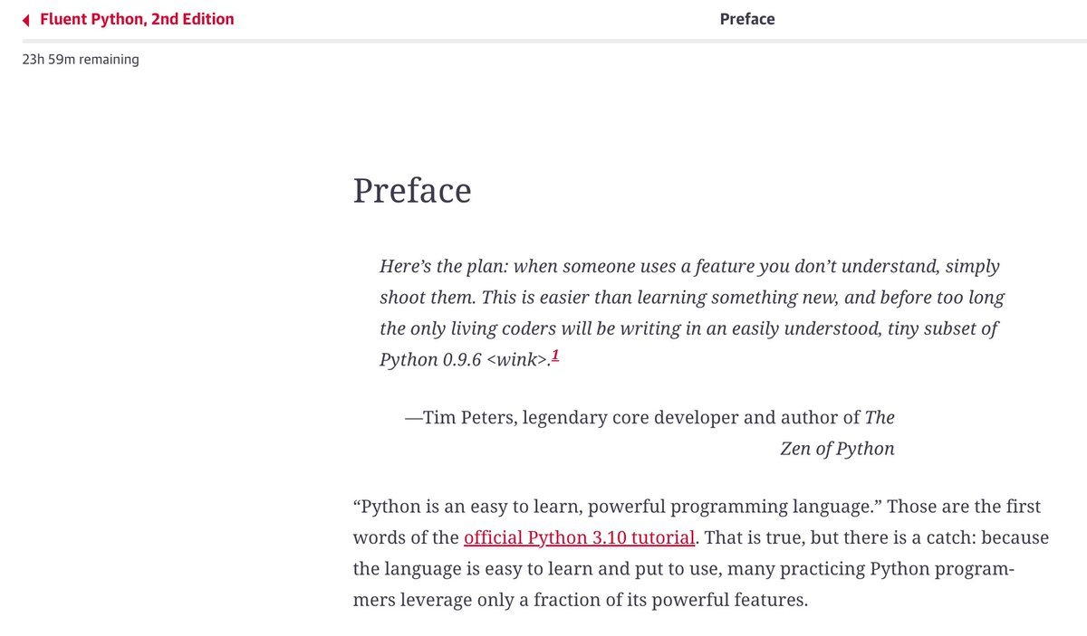 vasconcv's tweet photo. @ramalhoorg @fluentpython @thoughtworks @OReillyMedia Finally starting to read! @ramalhoorg @fluentpython https://t.co/5mYgUh685B