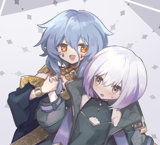 Skeb納品しました!ありがとうございました!(こちらのキャラクターさん方は私のキャラクターではありません) https://t.co/b9k7RsoLwe 