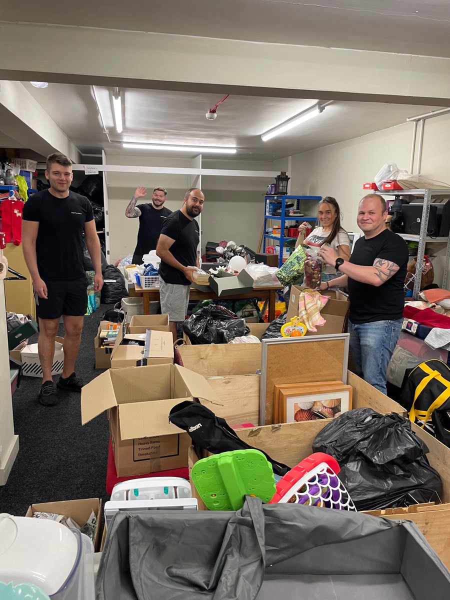 VeteransatEase's tweet photo. A massive thank you to the staff from @sagefoundation Foundation who spent a day at our Veterans at Ease Whitley Bay Shop, We hope you all had a fun day, you guys are absolutely awesome! Your group was AMAZING! Thank you for thinking of us and donating your time.
#donatingtime https://t.co/hDVBJ90Bbe