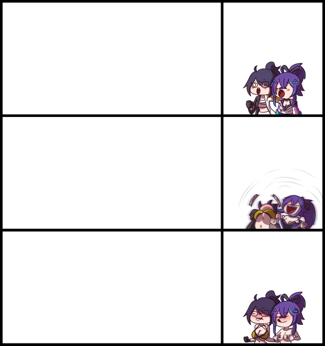 Pixelated version of the meme template featuring Mel~GOGOGOGOGOGO#projektmelodyfanart #ksonART #VSHOJOART 