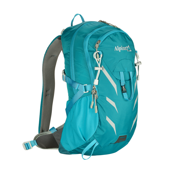 Tendemos a sobrecargar nuestras mochilas porque son demasiado grandes y acabamos rellenándolas con "porsiacasos". Para salidas veraniegas de 1 o 2 días lo mejor es usar mochilas de 20-30 litros con espalda separada como los modelos Fusion o Doufour de Alpina