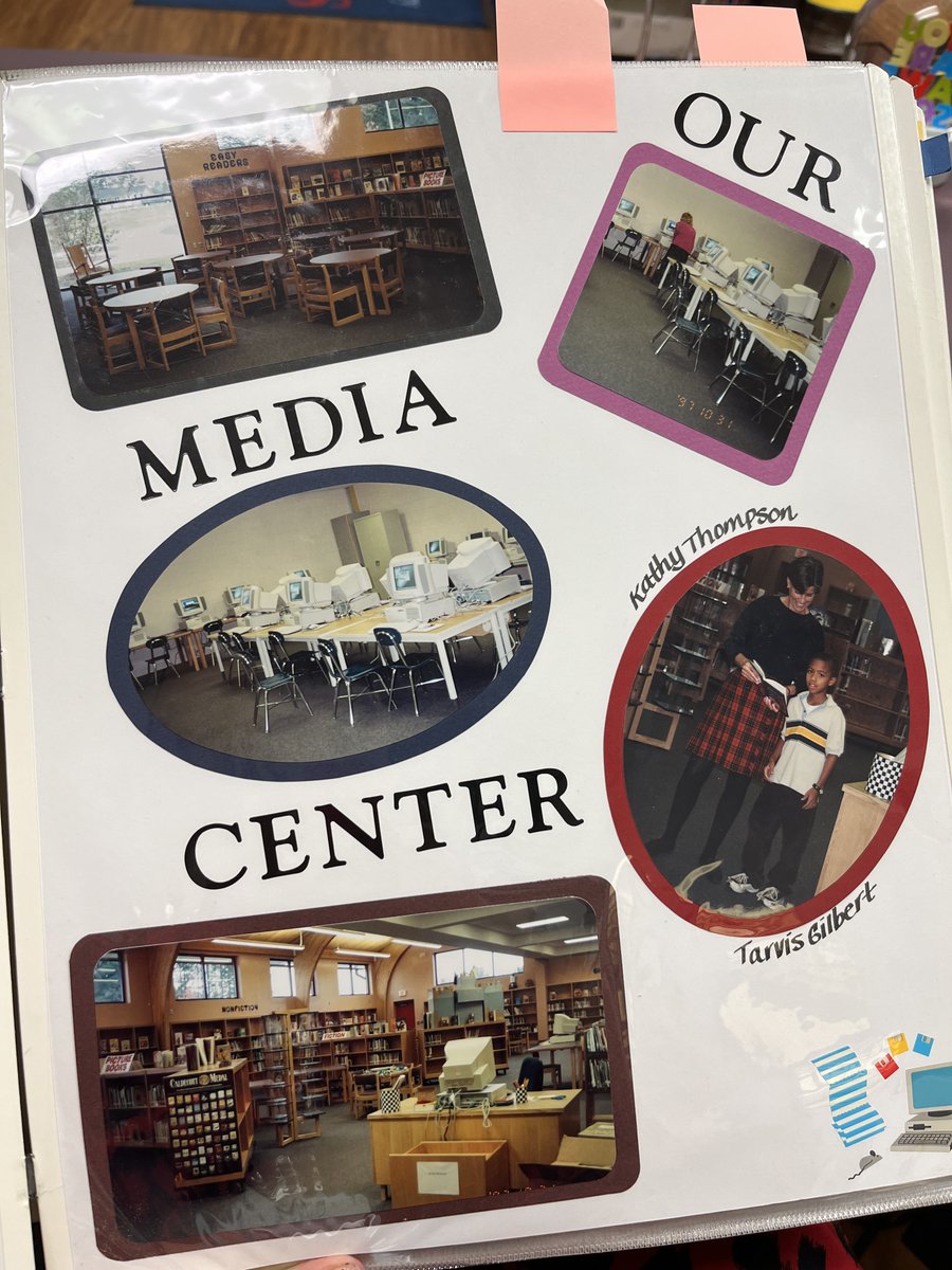 OliveChapelElem's tweet photo. Look at those computers!! Our media center's changed quite a bit in the past 25 years! Our current students carry their computers in their backpacks! @ErinKelleyMay #25yearsofOCE #silveranniversary https://t.co/Vy6Bfy9SG8