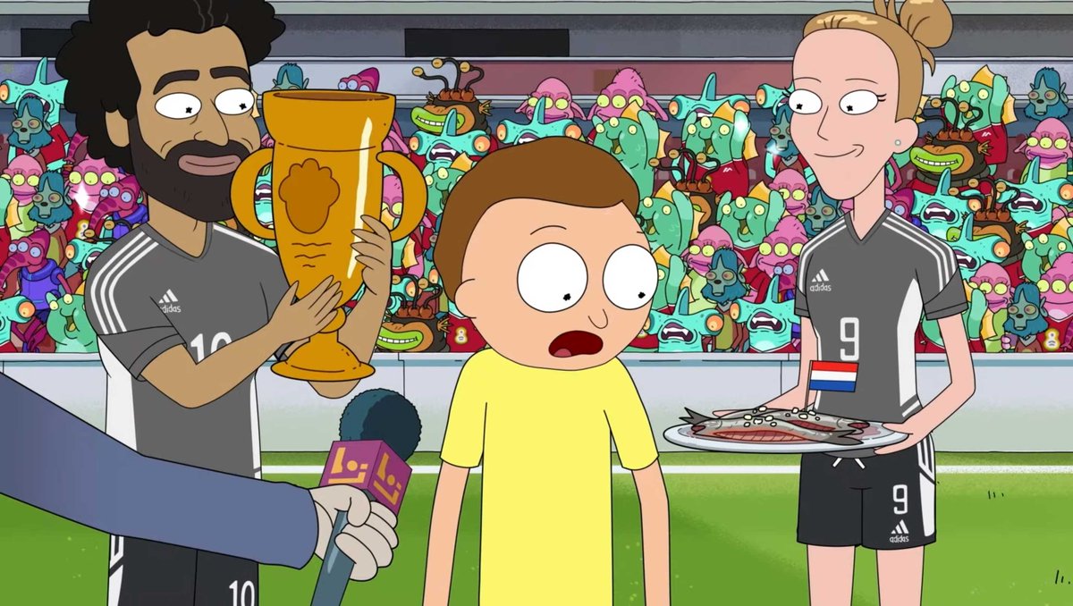 StephenNPrice's tweet photo. Meanwhile, @RickandMorty are back in #advertising testing out the #Speedportal for @adidas #soccer boots
Via @adultswim and @thepanicsnl thru @TBWANEBOKO
Watch > https://t.co/yy97ckqY5P
#animation #advertising #RickandMorty #footballboots #2danimation #comedy @stash_magazine https://t.co/3GhKepcmwp
