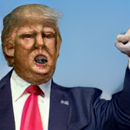 DrawThisTweet's tweet photo. @aminasnoot 'Tampa this weekend is gonna be wild. Trump + DeSantis. Lets go' by Craiyon (formerly Dall-E mini). 
: https://t.co/6Ty0RGg2Uc https://t.co/XFtDRl9BdJ