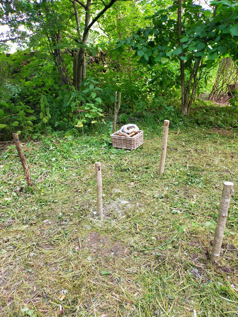 Our lovely #volunteers have been busy creating a quoits area. Families have already been having fun! It's nice and shady too 🙂<a href="/kidsinmuseums/">Kids in Museums</a> <a href="/yorkshire_dales/">Yorkshire Dales National Park</a>