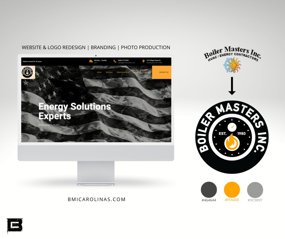 blueprintbc's tweet photo. Seeking to modernize their business development efforts, BMI tapped us to complete the following:
1️⃣ Logo Redesign
2️⃣ Web Redesign
3️⃣ Brochure Design and Marketing Assets
4️⃣ Project Photo Shoot involving 13 different site visits

#LogoDesign #webdesign #branding #energyindustry https://t.co/Zw9rMO4EJU