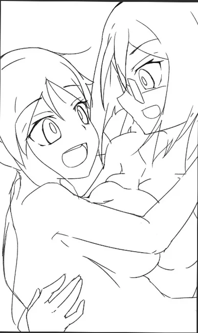 寝る前に鼻たぶのこと考えてたらお姫様抱っこという単語が浮かんだので半周年合わせでふみシタ描くか(''ω') 