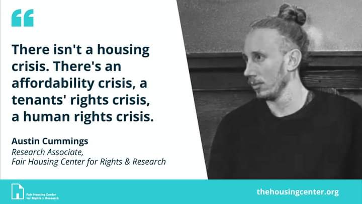 During a recent presentation, our research associate Austin Cummings discussed barriers to housing, adding, "The framing of the problem needs to be human-centered to find human-centered solutions that benefit those who have all too often been abused and used." #WednesdayWisdom