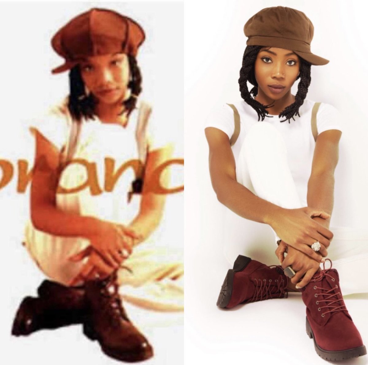 Brandy fan recreates her most iconic photoshoots ❤️

(Via <a href="/Qveen_Mata/">monarcmata</a>)