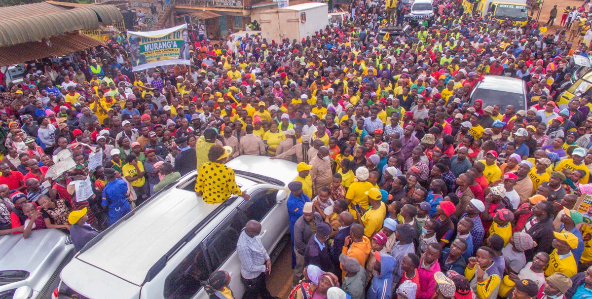 Thank you Kandara, Murang'a County.  The Hustler Nation wave is unstoppable.