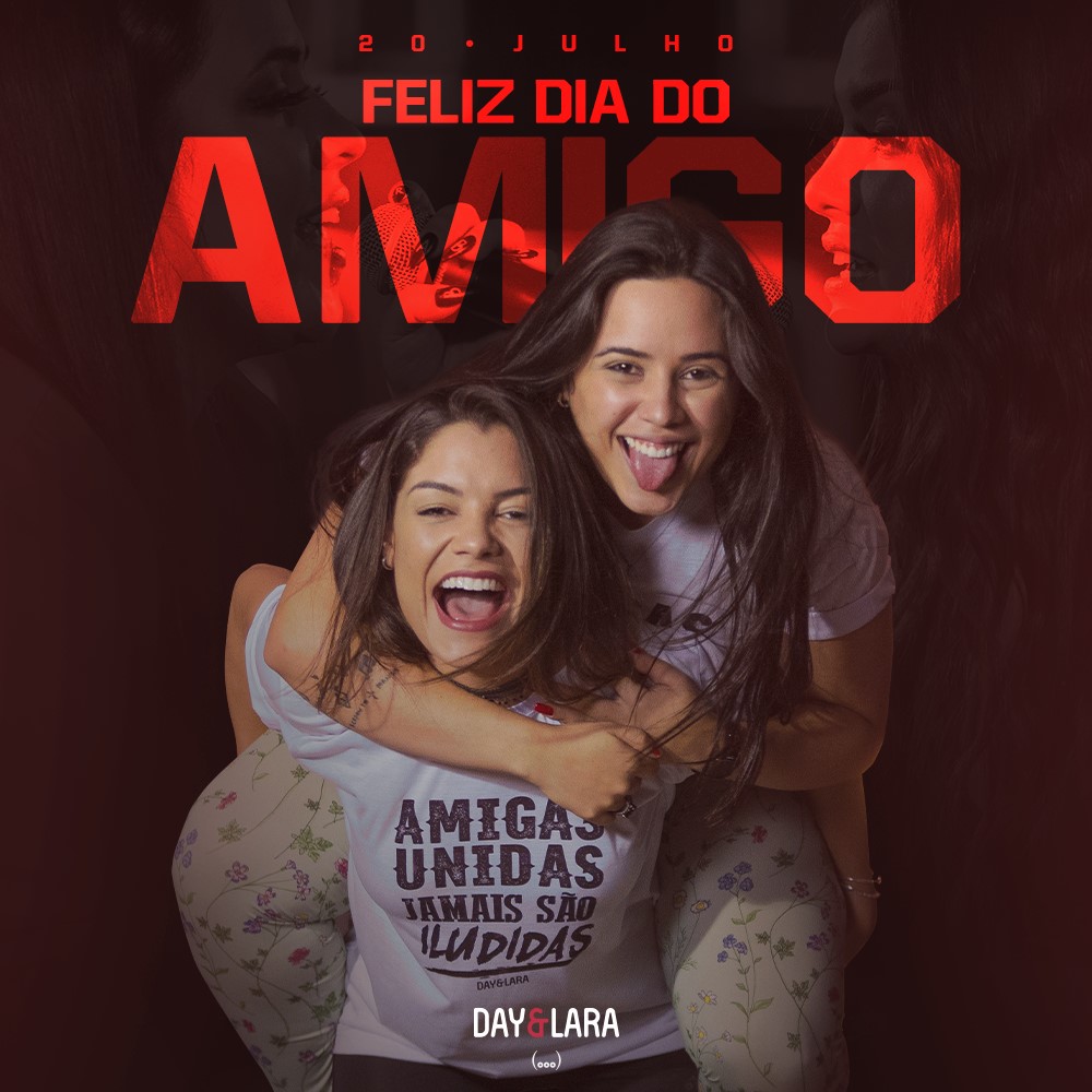 DayeLara's tweet photo. "Amigas unidas jamais são iludidas
É uma por todas e todas por uma
Pra comemorar, desce mais uma..."
Hoje é dia de comemorar com quem sempre está do nosso lado nos apoiando, acreditando em nossos sonhos e dividindo a vida com a gente.
#DayeLara #MeTrataComoEx #DiaDoAmigo https://t.co/6UejmFFEzl