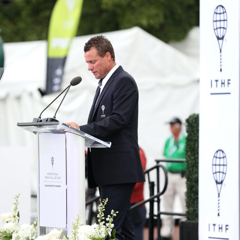 TennisHalloFame's tweet photo. Some of our favorite flicks from the #EnshrinementWeekend that was 📸
Revisit @lleytonhewitt's Saturday induction celebrations with videos, photos and more ⬇️