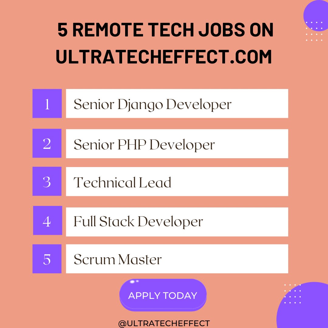 Ultra Tech Effect tweet media