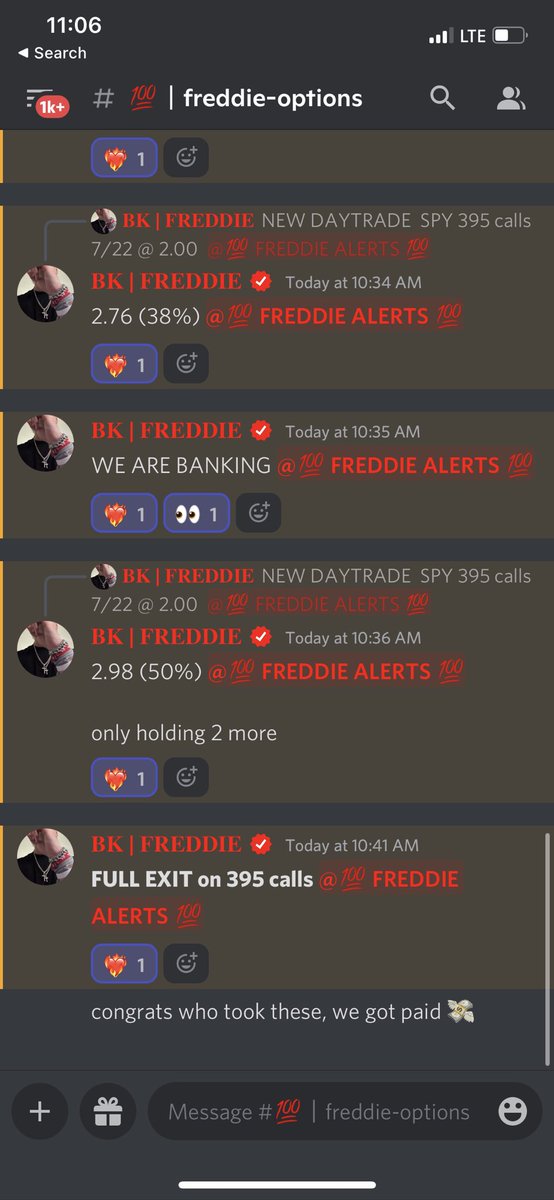 $SPY calls paid our members this morning 

Gave em the word on $395 calls and we ripped 50% in minutes ‼️

2.00 ➡️ 2.98 in 16 mins ✅

$SPY $SPX #SPYxFamily #SPYFAMILY 

Discord in the bio come make bread with us live every morning 🤝