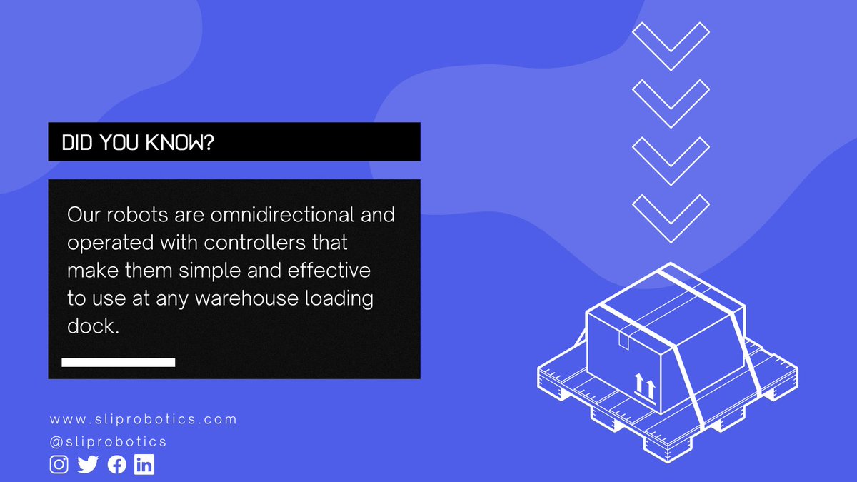 From carrying up to 12,000 pounds of freight to being omnidirectional, our #robots can do it all! 🤖

#sliprobotics #atlanta #trending #trucks #labor #careers #technology #future #engineering